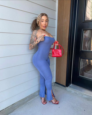Classy Jumpsuit (Blue)