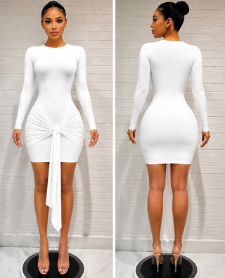 Kari Draped Mini Dress