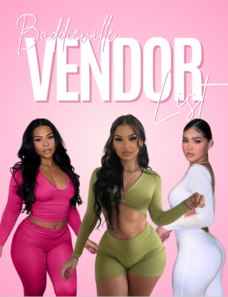 Baddieville Clothing Vendor List