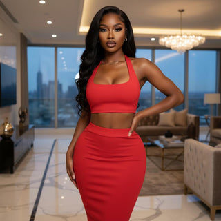 Havannah Halter Skirt Set