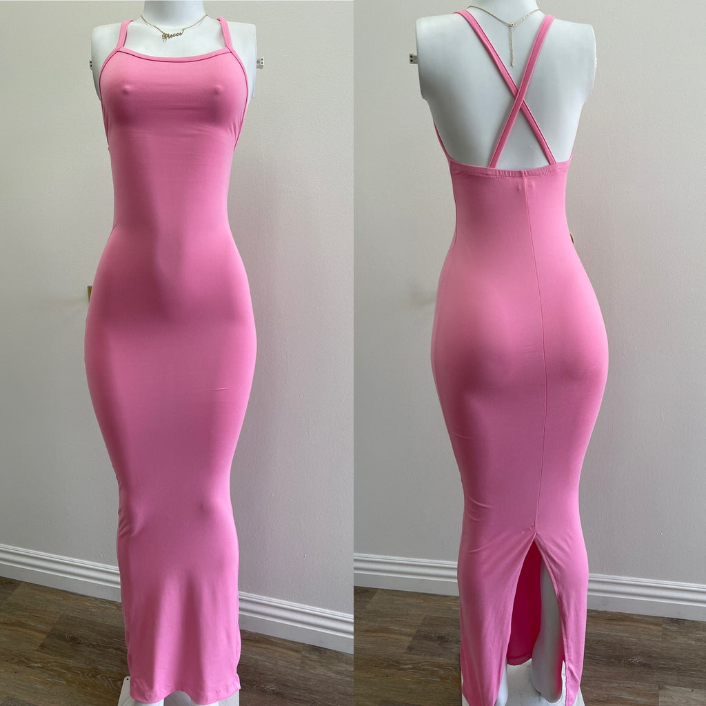 Crystal Sundress (Pink) – Baddieville